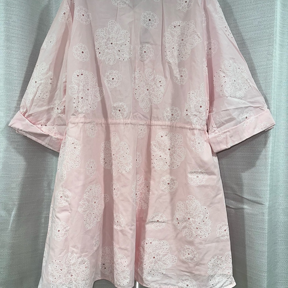 Zara Soft Pink Floral Dress - Picture 3 of 3